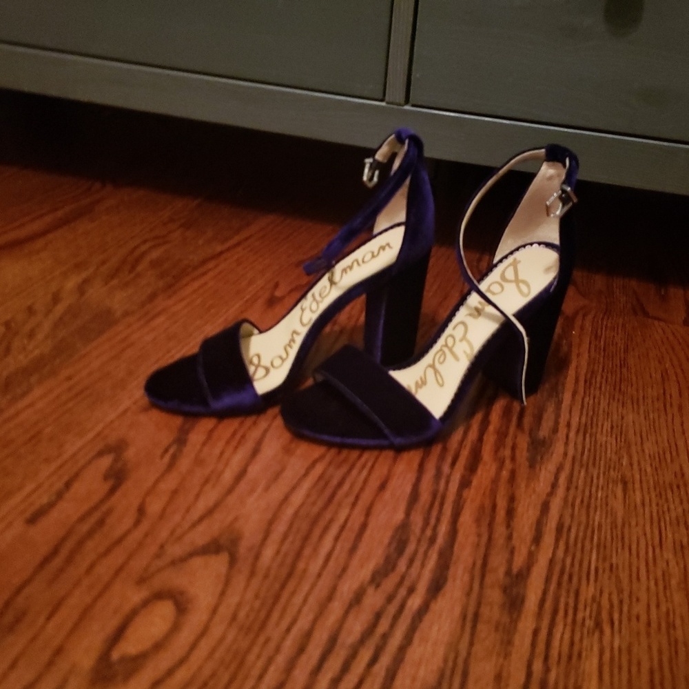 Sam Edelman Yaro Block Heels in Iris (Size 8.5)